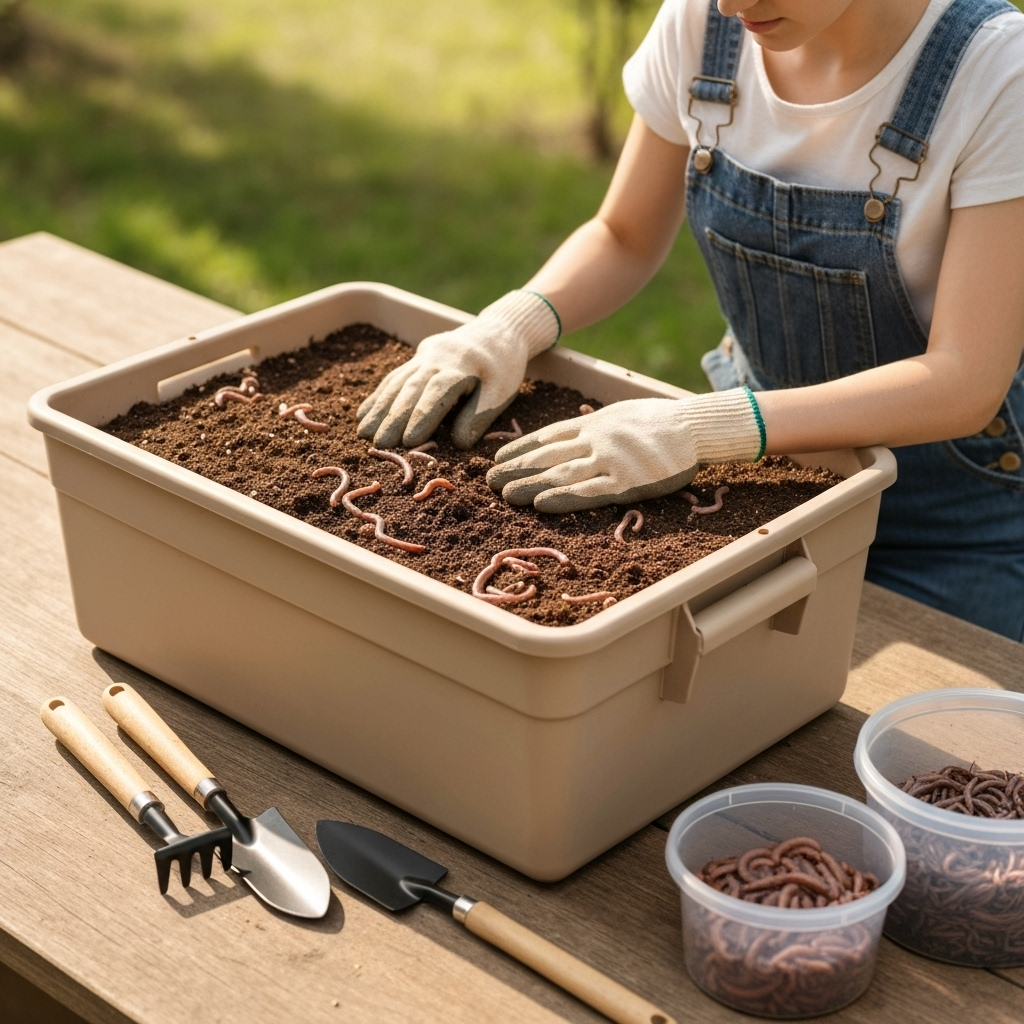 Як підготувати місце для черв'ятника