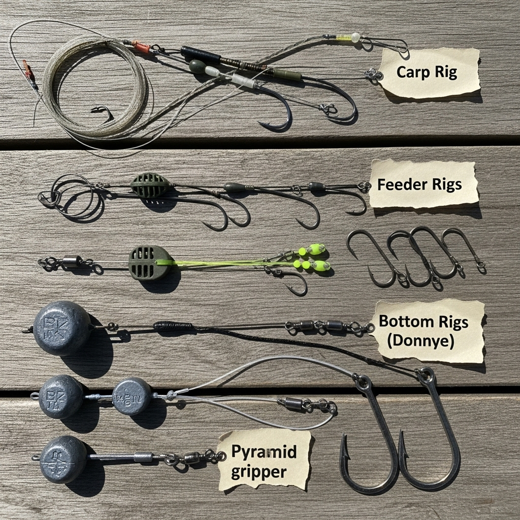 Основні види оснасток на сома