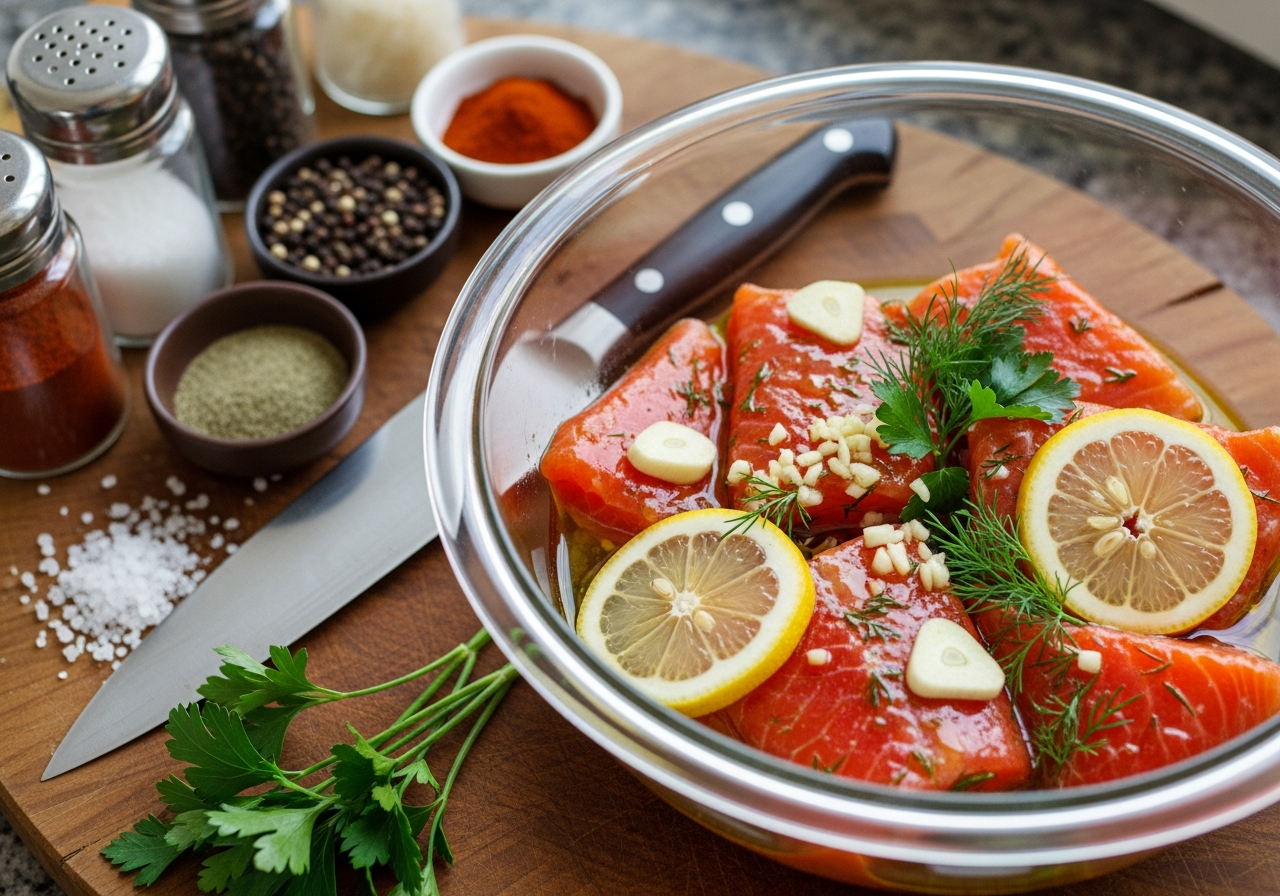 Підготовка риби: чистка, розділка та маринування