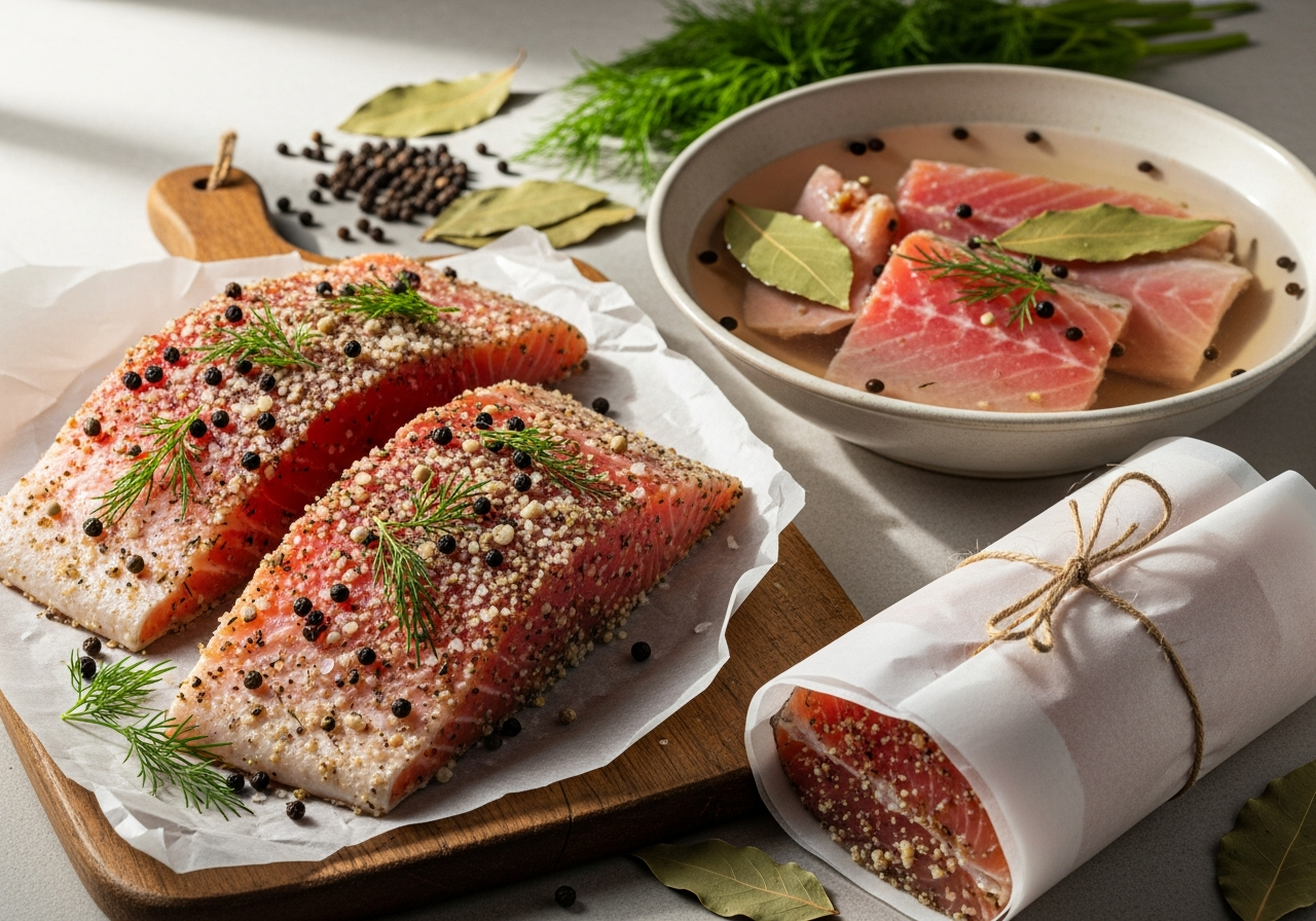 Основні способи засолювання червоної риби