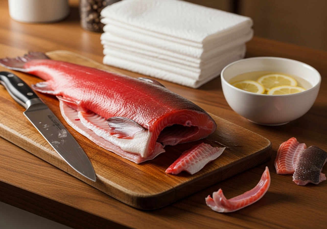 Підготовка риби до засолювання