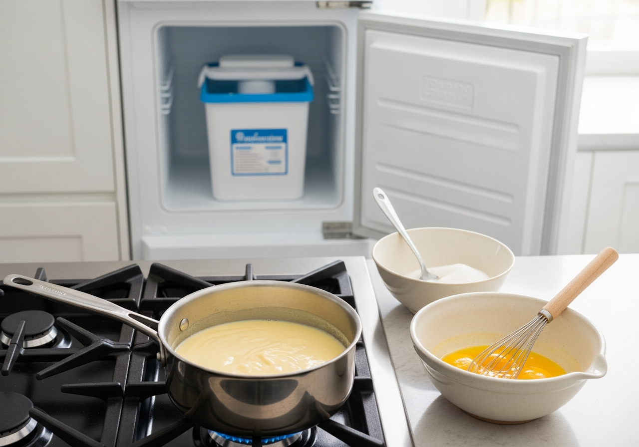 Покроковий рецепт приготування морозива в домашніх умовах