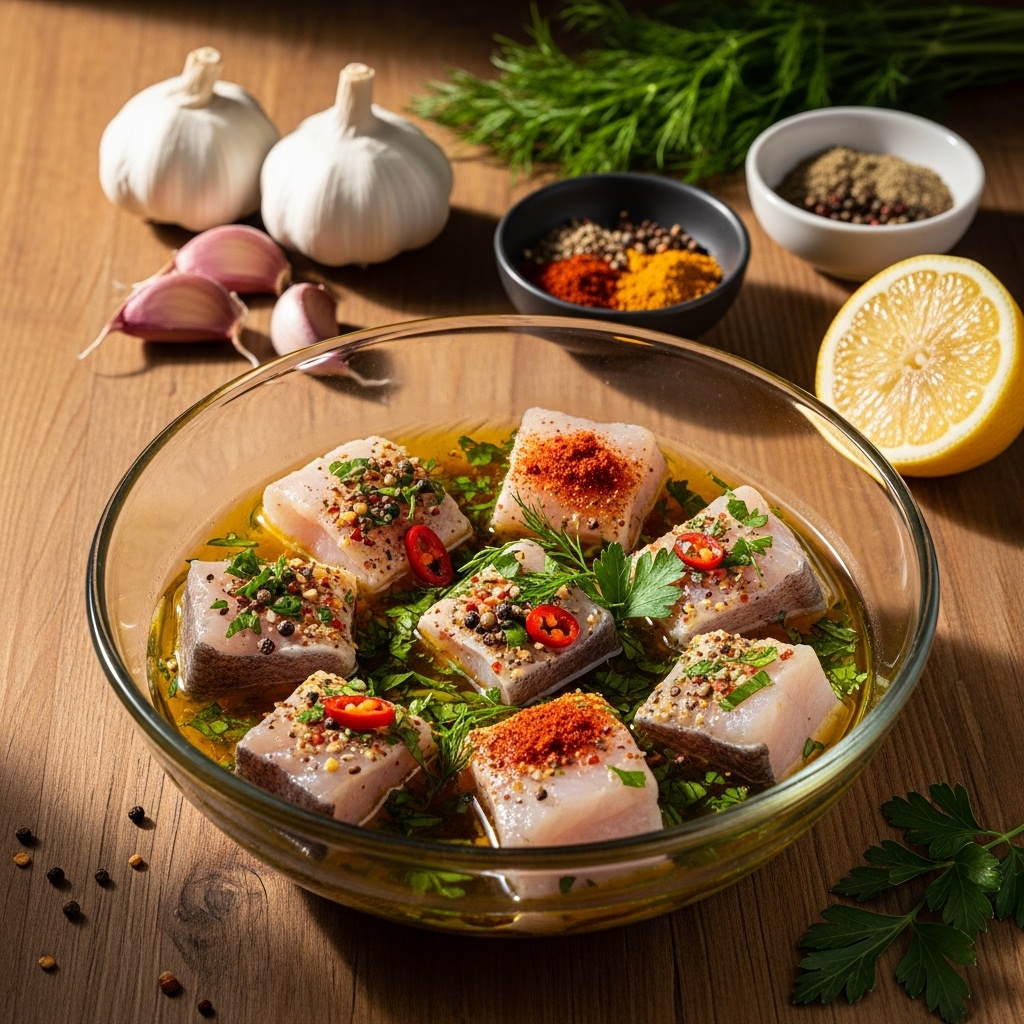 Как замариновать сома перед запеканием