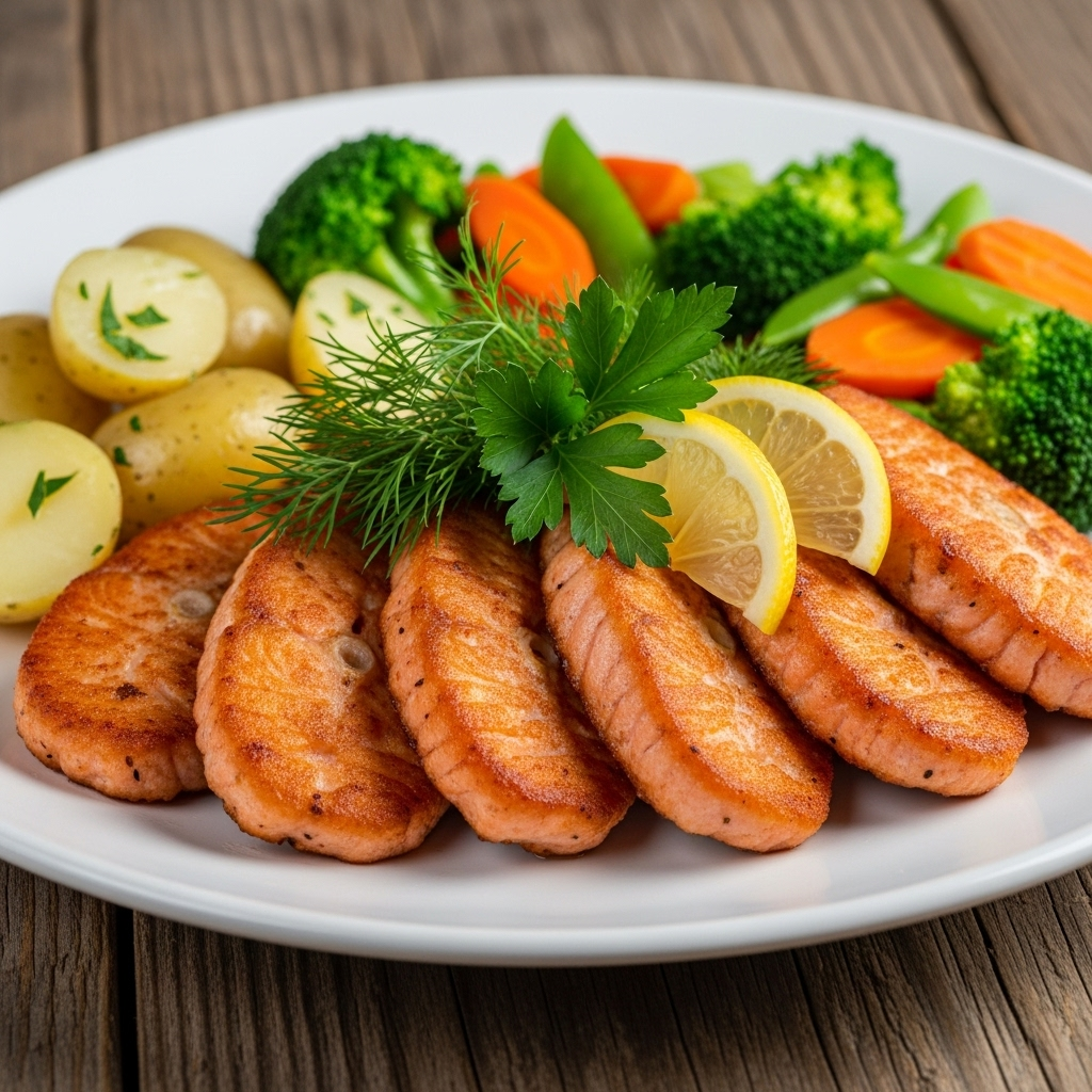 С чем подать котлеты из красной рыбы