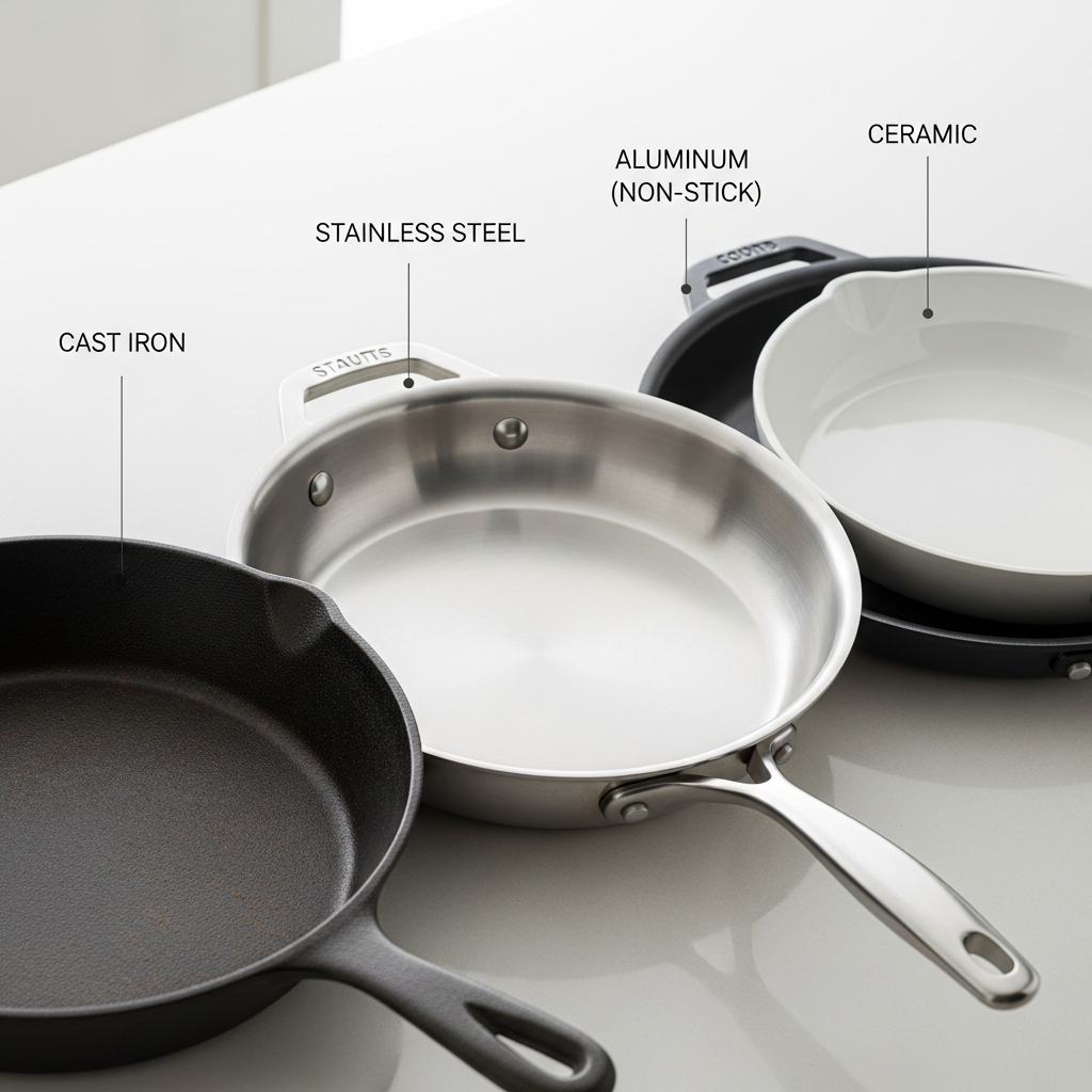 1. Материал сковородки: что выбрать для здоровья и долговечности?