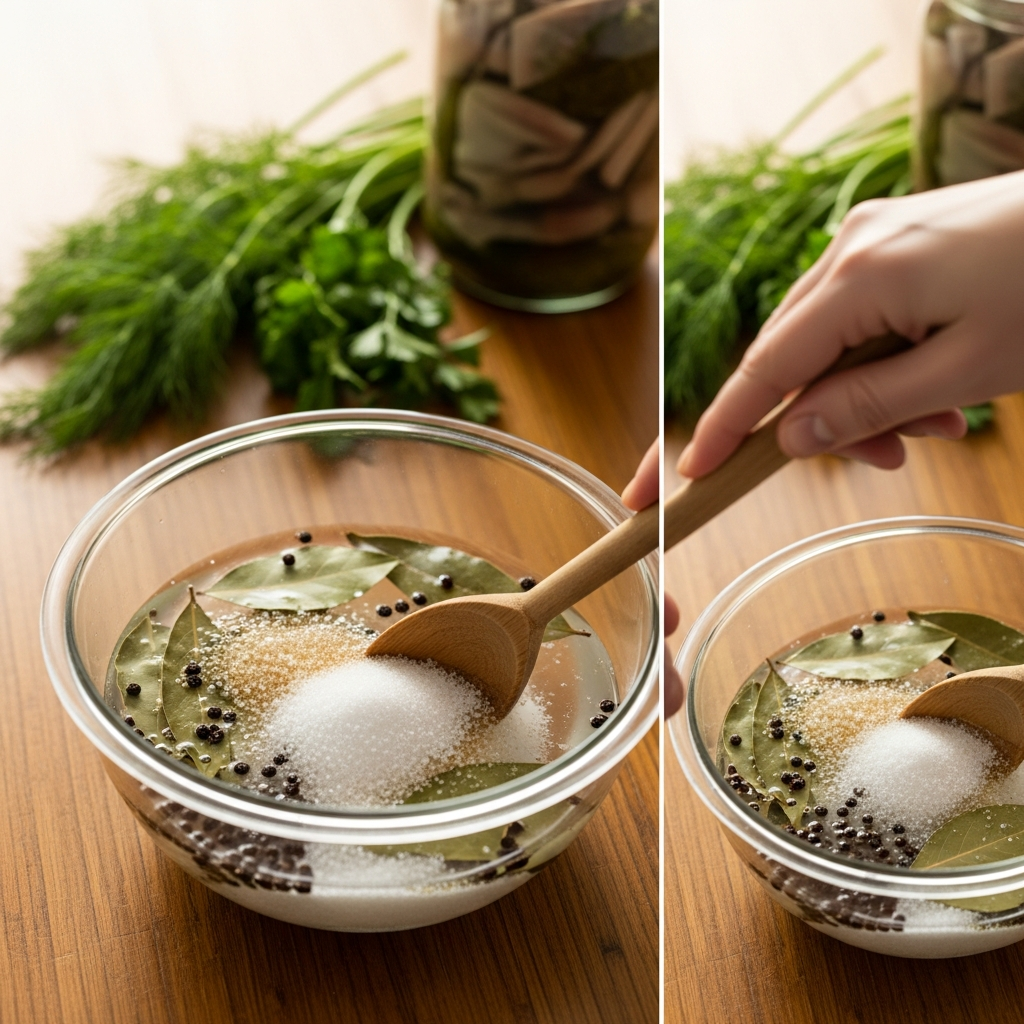 Рецепт классического рассола для селёдки