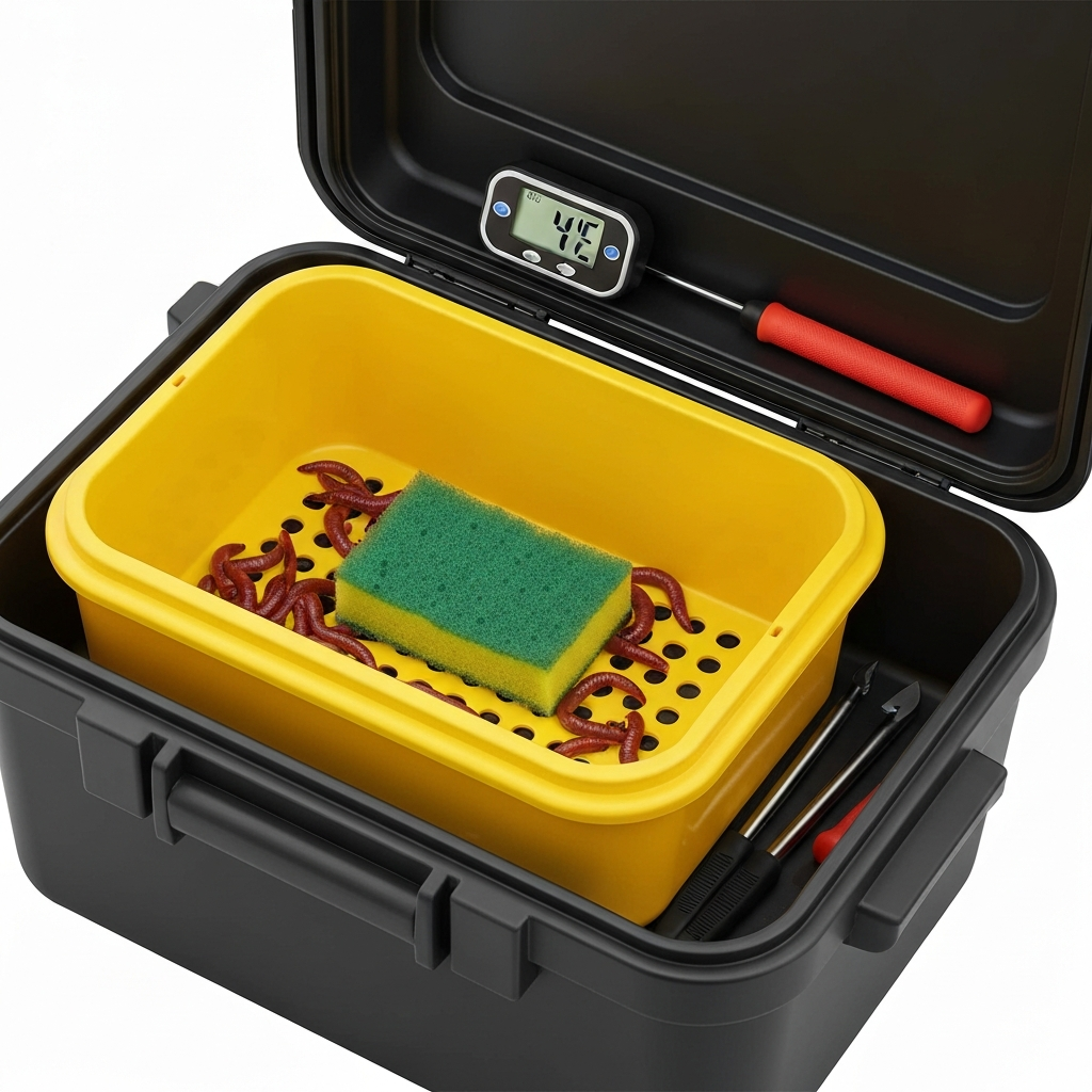 Оптимальные условия для хранения мотыля