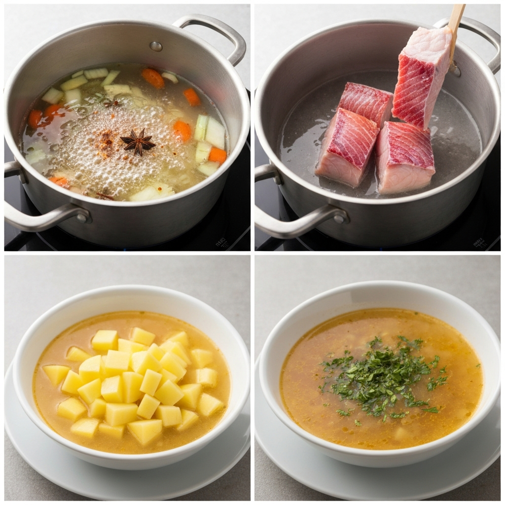 Классический рецепт ухи из красной рыбы: пошаговая инструкция