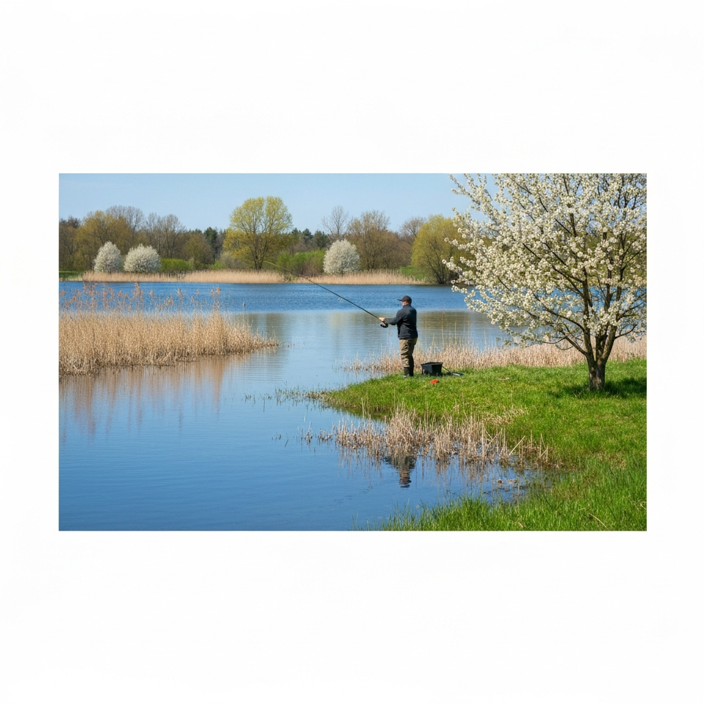 Лучшие места для ловли плотвы весной