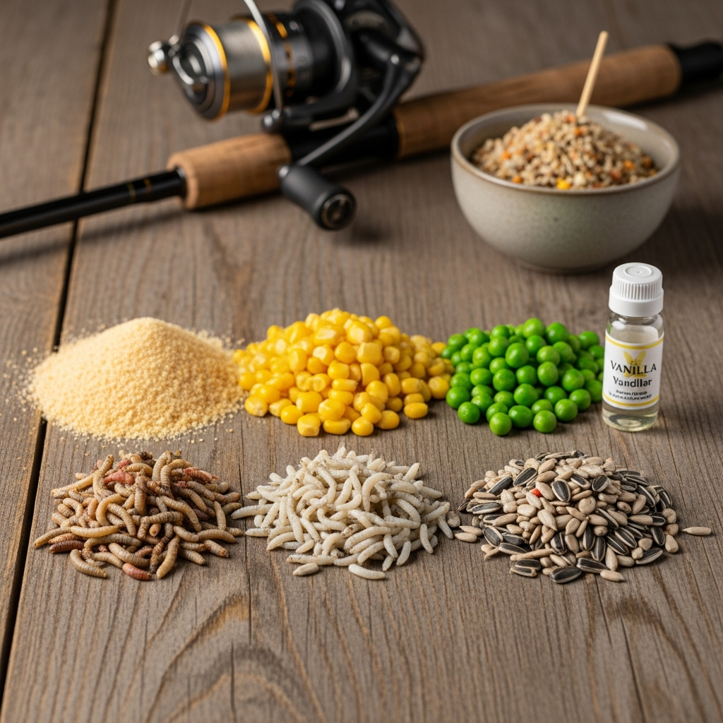 Основные компоненты прикормки для леща